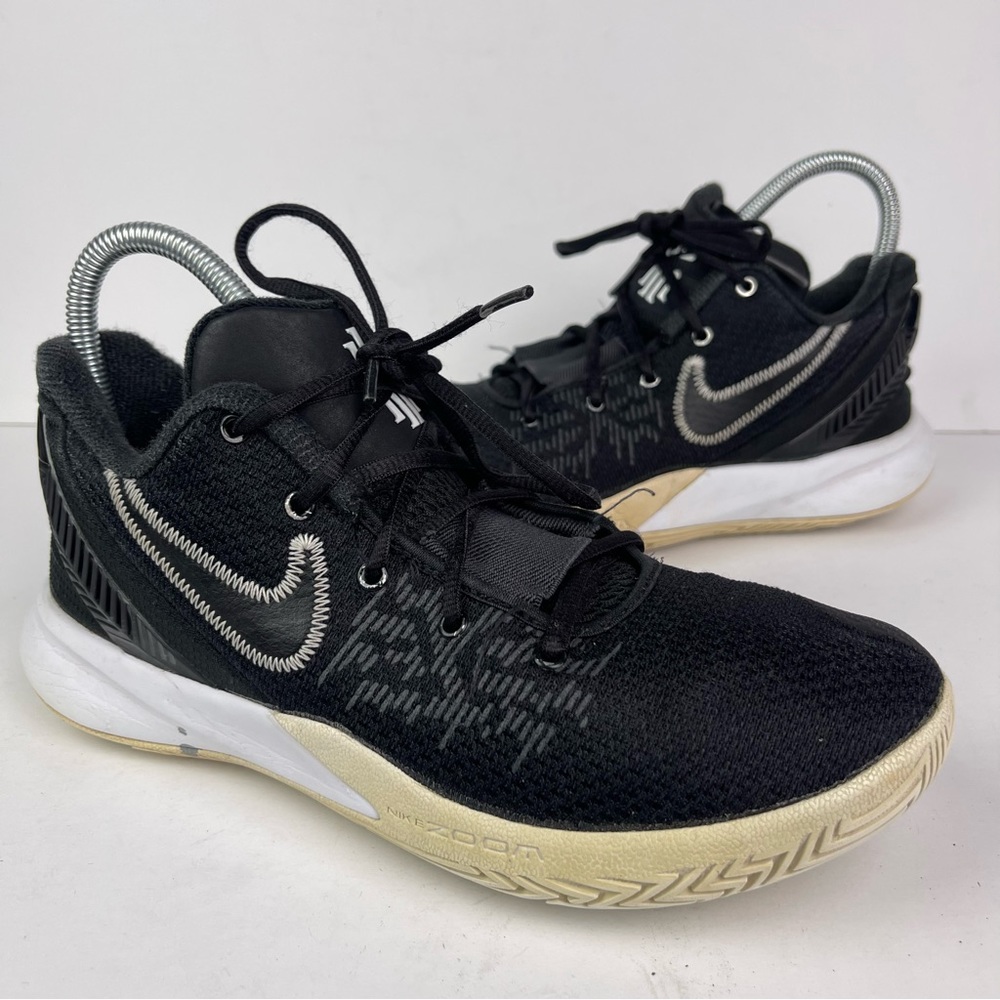 Nike Kyrie Flytrap II Black White Basketball Sneakers AO4436-001 Mens Size 8